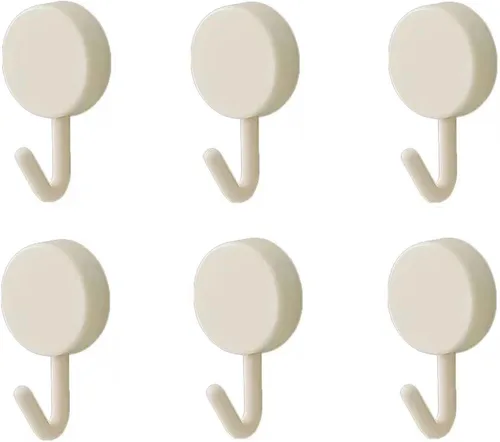 Paquete de 6 ganchos adhesivos, bonitos ganchos para llaves para decoración de pared, para colgar sombrero, toalla, llave, gancho de toalla para