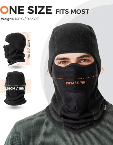 Miniatura 4 de VULKIT Mascarilla de pasamontañas de invierno para hombre y mujer motociclismo