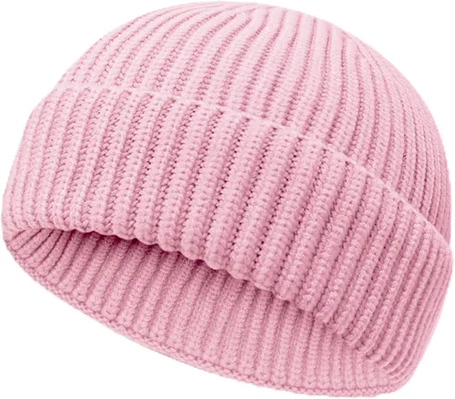 Miniatura 9 de NPQQUAN Gorros de pescador para hombres y mujeres, gorro de punto corto para invierno
