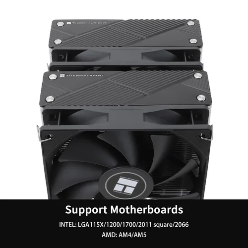 Miniatura 3 de Thermalright Phantom Spirit 120 Enfriador de aire para CPU, 7 tubos de calor, ventiladores duales TL-C12B V2 PWM de 120 mm, tecnología AGHP 4.0