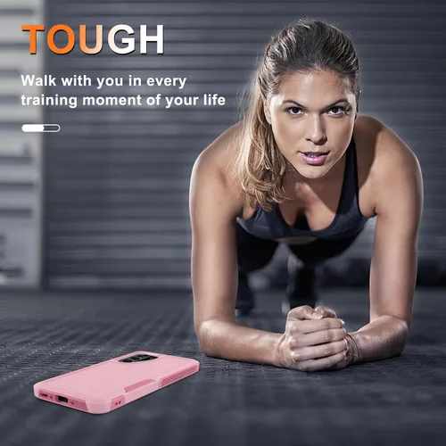 Miniatura 6 de Funda para Samsung Galaxy A26, de cuerpo completo, resistente de servicio pesado, a prueba de golpes, funda protectora para teléfono con correa