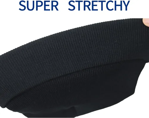 Miniatura 4 de SHEVERCH Classic Plain Knit Cuffed Beanie Acrylic Thermal Winter Beanie Hat for Men Women Warm Skull Hat Cap