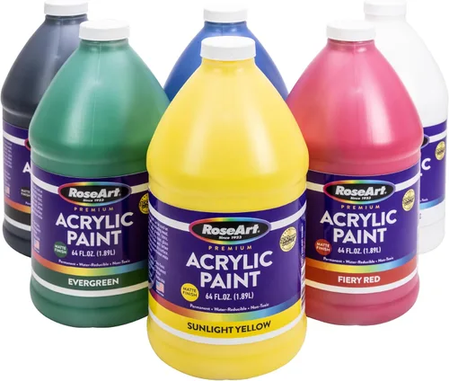 Miniatura 2 de RoseArt Pintura acrílica Raven Black 64 oz.
