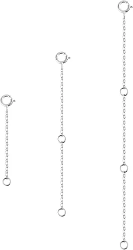 Miniatura 13 de Extensores de collar de oro, extensores de cadena de oro de 14 quilates con cierre de langosta, cadenas de extensión de collar, pulsera y tobillera