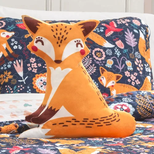 Miniatura 3 de Lush Decor 16T000548 Pixie Fox - Juego de cama (3 piezas), color azul marino, cama individual