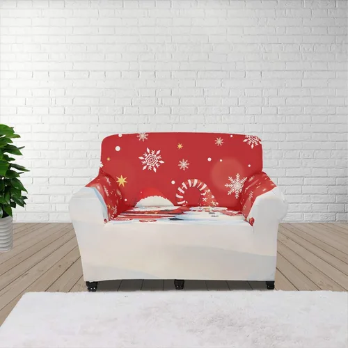 Miniatura 86 de Horeset Fundas elásticas para sofá con diseño de flores otoñales, lavables para sofá de 2 cojines, funda protectora para mascotas y perros