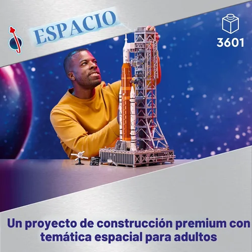 Miniatura 2 de LEGO Icons NASA Artemis Space Launch System - Juego de construcción de modelo de cohete DIY para adultos, edades 18+ - Regalos para cumpleaños
