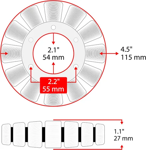Miniatura 2 de Caltric Estator compatible con generador Ducati 1098 2007 2008 2009/1198 2009 2010 2011 26440171A 26420172A