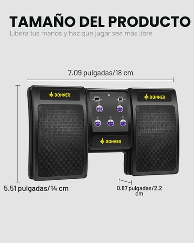 Miniatura 3 de Donner Bluetooth Página espátula, Negro