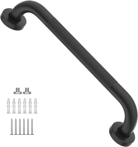 Miniatura 34 de Barra de agarre antideslizante para ducha de 24 pulgadas, acabado blanco frotado con aceite, diámetro de 1.25", Barra de agarre para baño Munzong