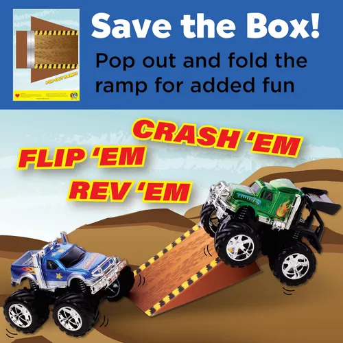Miniatura 6 de Creativity for Kids Kit de manualidades Monster Trucks: personaliza 2 juguetes de Monster Truck, manualidades y manualidades para niños, juguetes