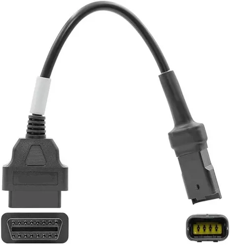 Miniatura 2 de OBD2 Connector Motorcycle Motobike Fit for YA for HON Moto for Suz for Du OBD 2 Extension Cable for Kaw(for Duc 4pin)