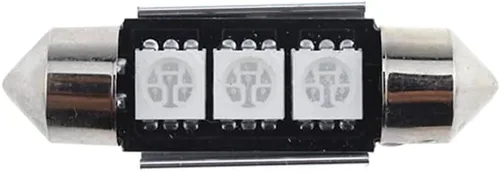 Miniatura 8 de Bombillas LED Festoon 6411 6418 C5W de 9 a 30 V extremadamente brillantes, sin errores, 1.5 pulgadas, 1.417 in para luces de cúpula de mapa