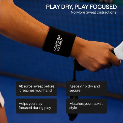 Miniatura 4 de Padel Racket with Overgrip & 2 Wristbands – Memory EVA Foam, Perfectly Balanced – Pala de Padel – Fiberglass Paddle for Beginners and Intermediates