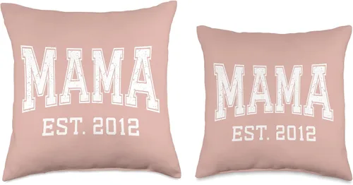 Miniatura 3 de Mama Est 2012 Custom Mom Personalized Mothers Day Customized Throw Pillow
