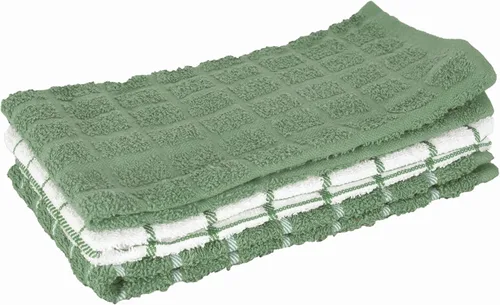 Miniatura 34 de Ritz Juego de paños de cocina a cuadros: altamente absorbente y súper suave - 100% algodón, paños de limpieza de cocina duraderos para limpiar mesas