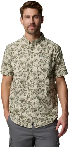 Miniatura 19 de Columbia - Camisa de manga corta para hombre Rapid Rivers con estampado, con cómodo elástico Colegial Navy Outback