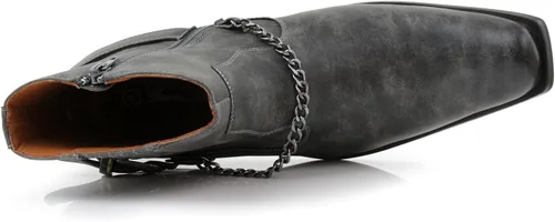 Miniatura 6 de Ferro Aldo Alejandro MFA606326 - Botas de vestir para hombre, de espuma viscoelástica, estilo casual, con hebilla alta y hebilla