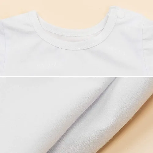 Miniatura 3 de JYHOPE Mono divertido estampado de letras recién nacido bebé Snapsuit