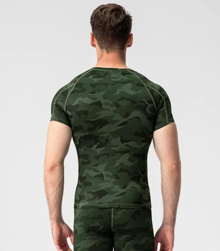 Miniatura 3 de SPVISE Camisetas de compresión para hombre, de manga corta, para entrenamiento, gimnasio, correr, secado fresco, deportes, capa base, atléticas