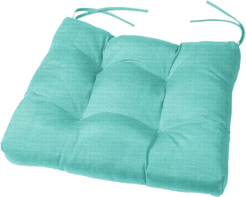 Miniatura 6 de Cojín para silla Sunbrella de 18 x 18 x 4 pulgadas (Sunbrella Peacock)