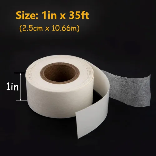 Miniatura 3 de Lineco, Archival - Pañuelo autoadhesivo para montaje con bisagras, para arte ligero y translúcido, sin ácidos, 1 pulgada x 35 pies, paquete de 1