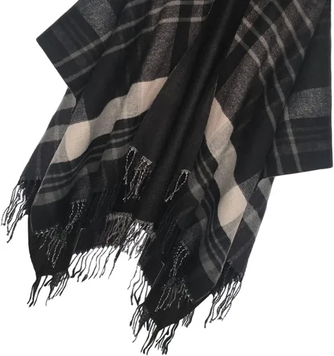 Miniatura 12 de Urban CoCo Poncho vintage de invierno para mujer, capa con borlas, chal envolvente