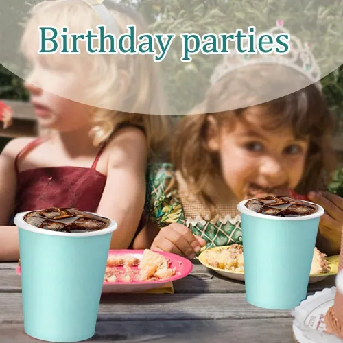 Miniatura 5 de Paquete de 75 unidades de tazas de papel desechables de 8 onzas, taza de café caliente, taza de café de papel para uso en oficina y cocina, tazas