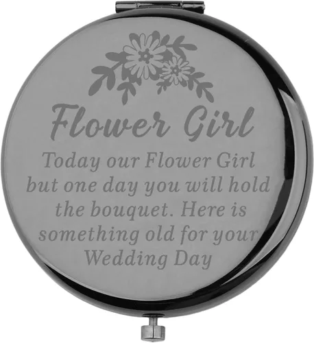 Miniatura 7 de WUSUANED Flores Niña Maquillaje Espejo Propuesta Regalos Boda Fiesta Regalos Dama de honor Espejo Madre de la Novia Regalo