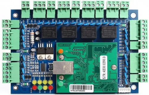 Miniatura 2 de Lector de teclado de metal resistente al agua Standard North American Strike Lock TCPIP 4 puertas Sistemas de control de acceso 110-240V caja