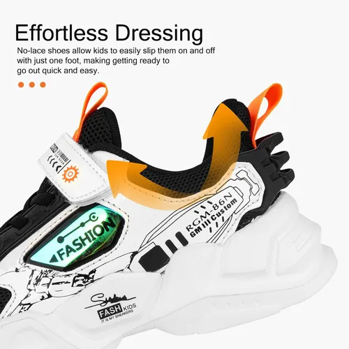 Miniatura 7 de Zapatos deportivos para niños y niños, zapatos casuales de malla, tendencia transpirable, moda para niños, zapatos de baloncesto deportivos
