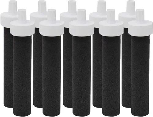 Filtro de botella de agua de repuesto para Brita BB06 compatible con Brita Hard Side y Sport Bottle Filter - Sin BPA (paquete de 10A)