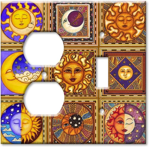 Miniatura 6 de Art Plates - Placa de interruptor de Celestial - Single Gang Toggle - Imagen de Dan Morris Single Toggle