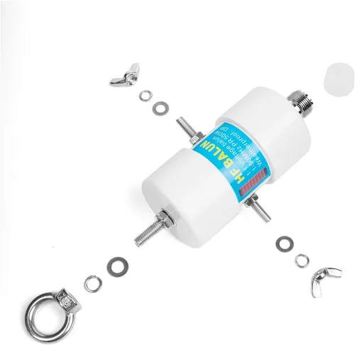 Miniatura 8 de Femei 1-50MHz 500Watt HF Balun DIY Impermeable 1:1 Voltaje Balun con UHF Hembra (SO-239) Conector