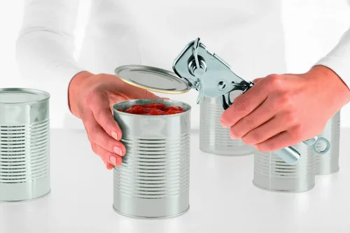 Miniatura 5 de Rösle Abrelatas de acero inoxidable con agarre de alicates, 7 pulgadas