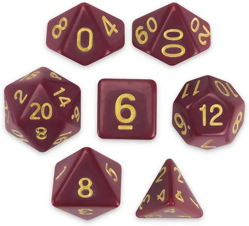 Miniatura 8 de Brybelly Juego de 7 dados poliédricos Series III Wiz - Edición más reciente