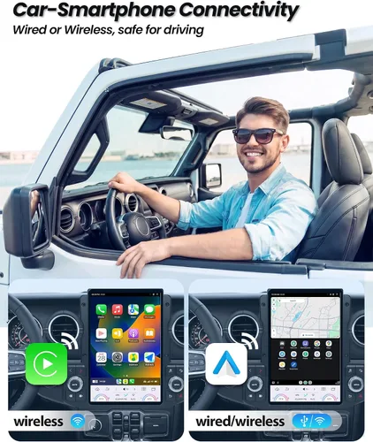 Miniatura 3 de Radio de coche Cidava de 13 pulgadas para Wrangler JL 2018-2023 y Gladiator JT 2020-2023 Car Stereo Head Unit Replacement with Wireless