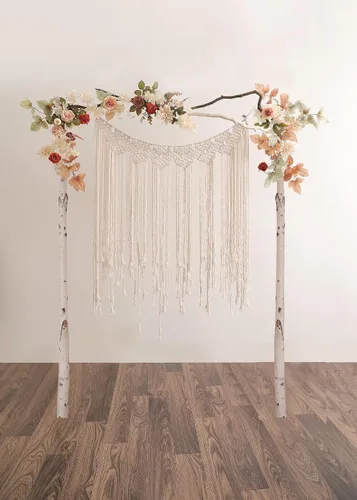 Miniatura 5 de YYHUAWU Caja Combo de Flores Artificiales Juego de Flores de Color Degradado con Hojas y Tallos para Ramos de Boda DIY Centros de Mesa Baby Shower