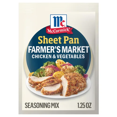 McCormick Farmers Market - Mezcla de condimentos para pollo y verduras, 1.25 onzas