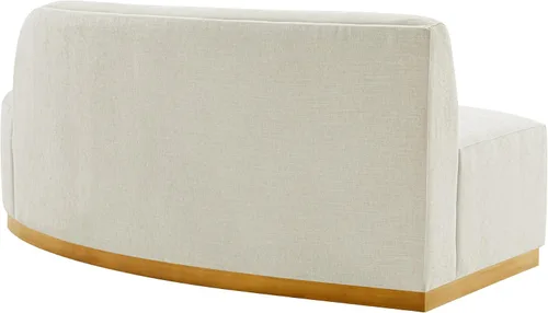 Miniatura 17 de Manhattan Comfort Daria - Sofá modular contemporáneo de 2 piezas en tapicería de lino, sofá de sala de estar de 132 pulgadas con marco de madera