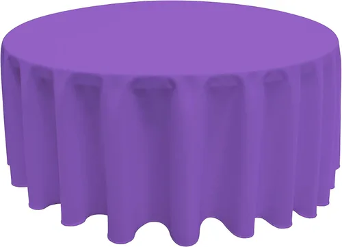 Miniatura 56 de GEFEII Servilletas de tela de poliéster sólido de 18 x 18 pulgadas para cocina, mantel rectangular cuadrado redondo para bodas, fiestas