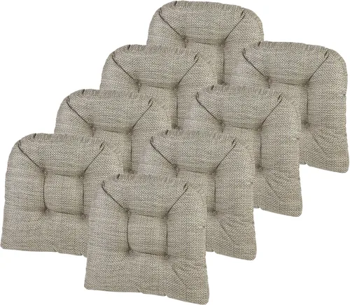 Miniatura 27 de Klear Vu Gripper Overstuffed - Cojines universales antideslizantes para silla de comedor para decoración de cocina o uso de oficina, almohadilla