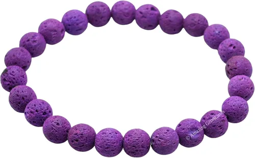 Miniatura 497 de Amazing Gemstone Pulsera de cristal para mujeres y hombres, pulsera de cristal curativo de protección, pulsera elástica con cuentas de piedras