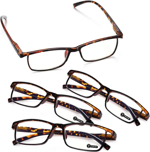 Miniatura 9 de TERAISE Gafas de Lectura Anti-luz Azul de Moda para Hombres y Mujeres Lector de Computadora Transparente