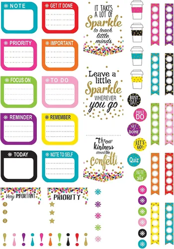 Miniatura 3 de Teacher Created Resources Planificador de lecciones de confeti (TCR2152)
