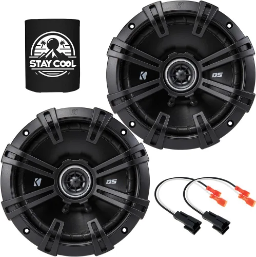 KICKER Altavoces de 6.5 pulgadas para Chevrolet Tahoe 1995-2014 Kit de actualización - Par de DS Series con arnés, altavoz coaxial de 6 1/2 para