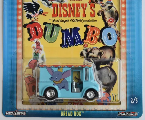 Miniatura 2 de Hot Wheels Disney Premium Dumbo, caja de pan azul 2/5