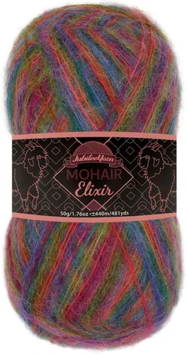 Miniatura 68 de JubileeYarn Mohair Elixir Yarn - 50g/Skein Baby Wool Blend - Cosmopolitan - 1 Skein