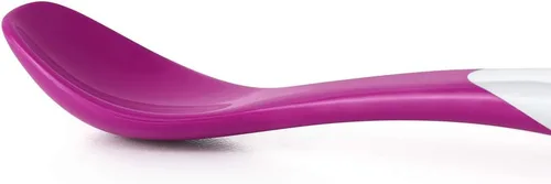 Miniatura 22 de OXO Tot Cuchara de alimentación infantil, paquete múltiple Verde azulado/azul marino/rosa