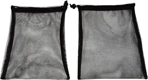 Miniatura 7 de Bolsas de almacenamiento de malla de nailon multiusos con cordón para pelotas de golf, juguetes, herramientas, viajes, actividades al aire libre